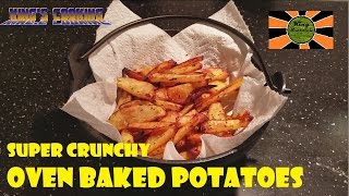 Super Crunchy Oven Baked Potatoes [upl. by Robinetta645]