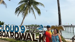 SIARGAO INTERNATIONAL SURFING COMPETITION 2024  CLOUD 9 Boardwalk Siargao Island [upl. by Weisbrodt]