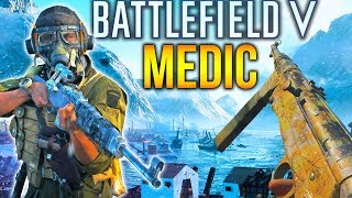 BATTLEFIELD 5 Medic Class MP40  Gewehr 43 Gameplay Closed Alpha Medic Gameplay [upl. by Maude]