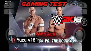 WWE 2K18  Yuzu v181  Mediatek Dimensity 1200  Xiaomi 11T Test [upl. by Nevur507]