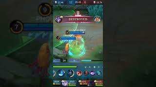 Aamon vsv everyone 😱 Damage Build one shot subscribe plz channel support mlbb aamonhyperindonesia [upl. by Akemad967]