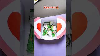 How to make paper box waste paper Recycling paper chocolate box shorts trending viral foryou [upl. by Nanete]