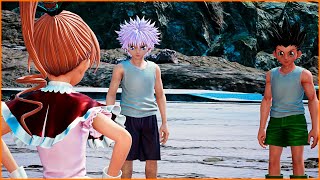 Bisky Trains Gon and Killua  Jump Force Game [upl. by Nelyaw]