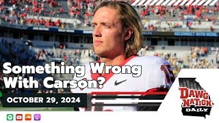 Kirby Smart faces questions about whats wrong with Carson Beck  DawgNation Daily [upl. by Yentrok]