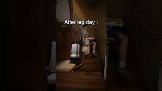 The day after Leg day  😂😂 [upl. by Bunch]