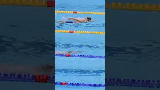 this is a PERFECT backstroke turn [upl. by Sikorski]