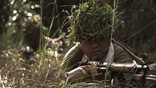 Japanese WW2 Soldiers Ambush US Convoy [upl. by Asilam]