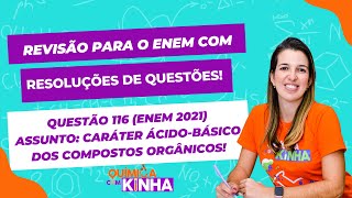 Química Enem 2021  Questão 116  Prova Azul  quotAs águas subterrâneas têm sido contaminadas peloquot [upl. by Ylrahc]