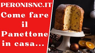 Ricetta panettone fatto in casa completa [upl. by Nirrad]