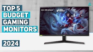 Best Budget Gaming Monitor 2024  Top 5 Best Cheap Gaming Monitors you Should Buy in 2024 [upl. by Darmit781]