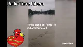 Dal nostro inviato a Torino La piena del Fiume Po  Zona Murazzi [upl. by Kere911]