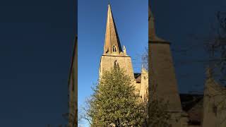 Mickleton St Lawrence Church Gloucestershire Cotswolds Clock Chime [upl. by Anawit]