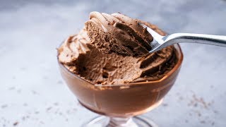 Only 2 Ingredient Chocolate Mousse Recipe Just In 15 Minutes [upl. by Ttennaej]