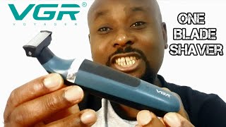 Unboxing VGR V393 Blade Shaver  One Blade Shaver  Live Shaving Test [upl. by Binah]