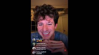 Charlie Puth Instagram Live  May 13 2024 [upl. by Ocana]