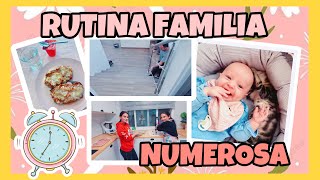 RUTINA FAMILIA NUMEROSA ❤️RUTINA 24H [upl. by Jordain824]