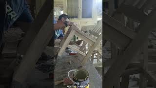 Dining Chair for Home Commercial Use I Woodworking Basics Solid Dining Chairs I Akie The Carpenter [upl. by Atcele]