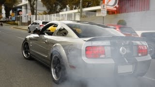 Ford Mustang Shelby GT500  Insane Burnout [upl. by Eerased589]