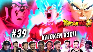 🔥 GOKU VS HIT SUPER SAIYAN BLUE KAIOKEN🔥 REACTION MASHUP 🐲Dragon Ball Super Episode 39 ドラゴンボール [upl. by Yentiw965]