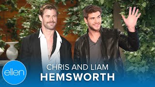 Sibling Duo Chris and Liam Hemsworth [upl. by Aitnyc]