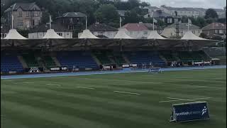 Womens 4x100m final at National Track Relays 2023  with thanks to Craig Stevenson [upl. by Anauqes]