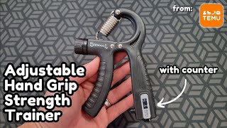 Adjustable Hand Grip Strengthener from Temu [upl. by Torrin]