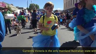 Geelong Sustainability in the 2019 PakoFesta Parade [upl. by Ramahs]