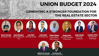 Decoding Union Budget 2024  Cementing a stronger foundation for the real estate sector [upl. by Enajyram268]