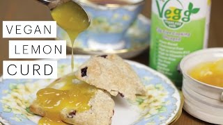 Vegan Recipe How to Make Lemon Curd  Edgy Veg [upl. by Mchale]