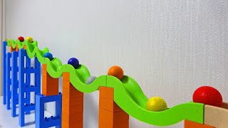 Marble Run ☆ Trix Track Wave Slope Selection ② [upl. by Leumek]