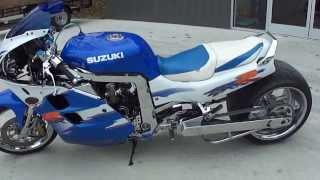 1994 GSXR 1100 with C and S Custom 360 Wide Tire Kit Motorcycle Video [upl. by Vine645]