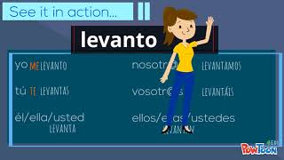 Spanish Reflexive Verbs v10 [upl. by Nerhe]