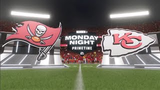 MNF Madden NFL 25  Tampa Bay Buccaneers vs Kansas City Chiefs 2024 Week 9 Sim [upl. by Ignazio]