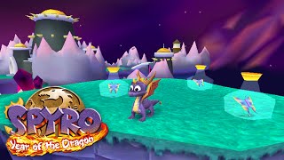 Spyro 3 Year of the Dragon Hack  Secret Island in Midnight Mountain Home [upl. by Ttocs]