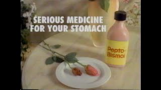 Classic PeptoBismol Commercial 90s [upl. by Allerym]