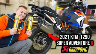 2022 KTM 1290 Super Adventure EASY Akrapovic DB Killer removal [upl. by Dedra904]