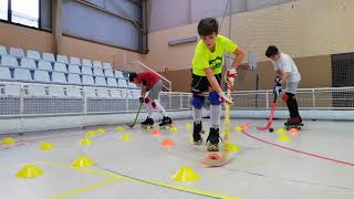 Entrenamiento Hockey Patines Benjamines y Alevines [upl. by Tarryn]