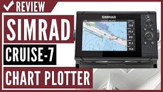 Simrad Cruise7 Chart Plotter with 7inch Screen and US Coastal Maps Installed Review [upl. by Pond]