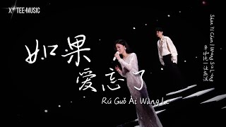 《如果爱忘了Rú Guǒ Ài Wàng Le》 单依纯 Shan Yi Chun amp 汪苏泷 Silence Wang 动态歌词拼音PinYin [upl. by Tillman]