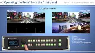 Pulse² PLS3503G Training Video control from front panel [upl. by Barrie344]