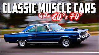 AMAZING MUSCLE CARS Of the 1960s amp 1970s Nostalgia Classic Muscle Cars Street Machines Car Show [upl. by Altaf]