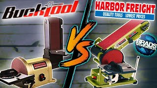 BEST Benchtop Belt Sander  Bucktool vs Harbor Freight Part 1 [upl. by Oznole]