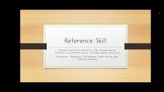 B ed EnglishSTUDY SKILL AND REFERENCE SKILL calicutuniversity bed english [upl. by Llorrac]