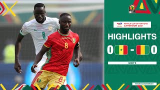 Senegal 🆚 Guinea Highlights  TotalEnergiesAFCON2021  Group B [upl. by Analeh]