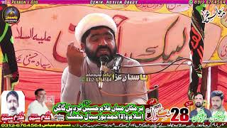 Maulana Asif Hussain Qayamat  Majlis 28 Shawal 2022  Nazd Pul Gagin Islam Wala Jhang [upl. by Eran994]