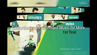 Supersport  RSA v IND 2018 RSA v AUS 2018  Scorecard  Intro Ultramotion Music [upl. by Bashee]