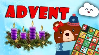 🕯️ Učimo Advent  Došašće  Zima  Mama Medo nas uči 🐻 [upl. by Aneema]