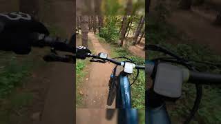 E bike fun down the dirt jumps [upl. by Nilecoj]