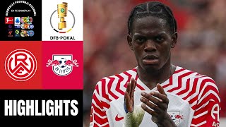 Rot Weiss Essen vs RB Leipzig DFBPOKAL Erste Runde Highlights [upl. by Champ]