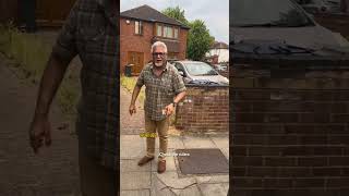 A Tesco Delivery Driver gets asked to move his van for blocking someones driveway in Ealing [upl. by Ymme]